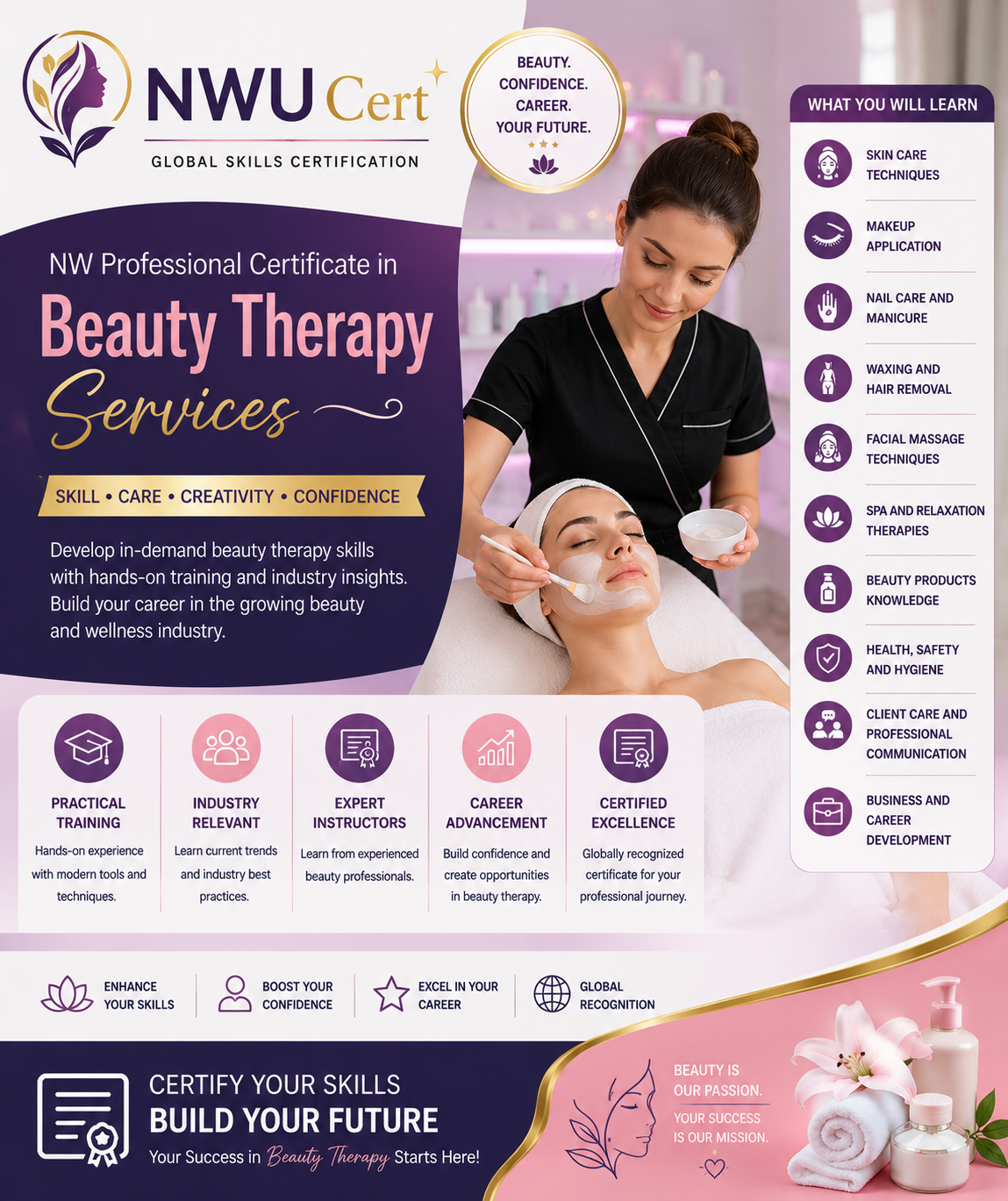 Beauty Therapy Mastery: Professional Certificate Program