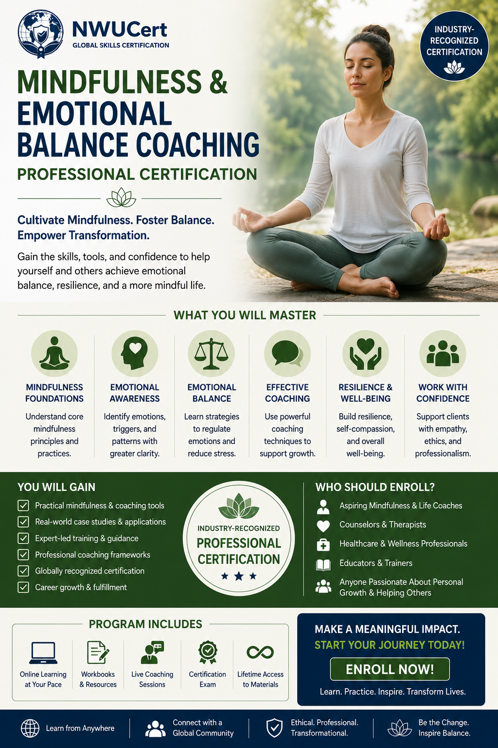 Mindfulness & Emotional Balance Coaching: Professional Certification